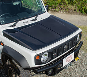 カーボンスラッシュボンネット(JB64,74)の写真