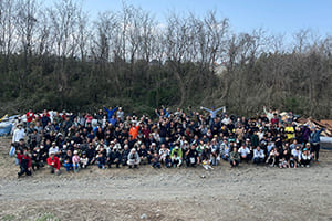 猿が島クリーンキャンペーン 集合写真