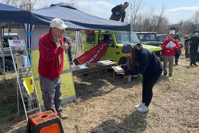 猿が島クリーンキャンペーン 収集風景