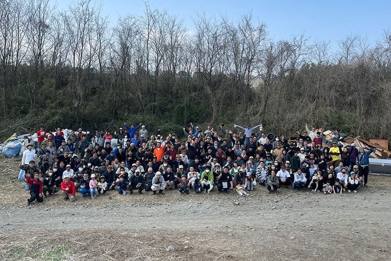 猿が島クリーンキャンペーン 集合写真