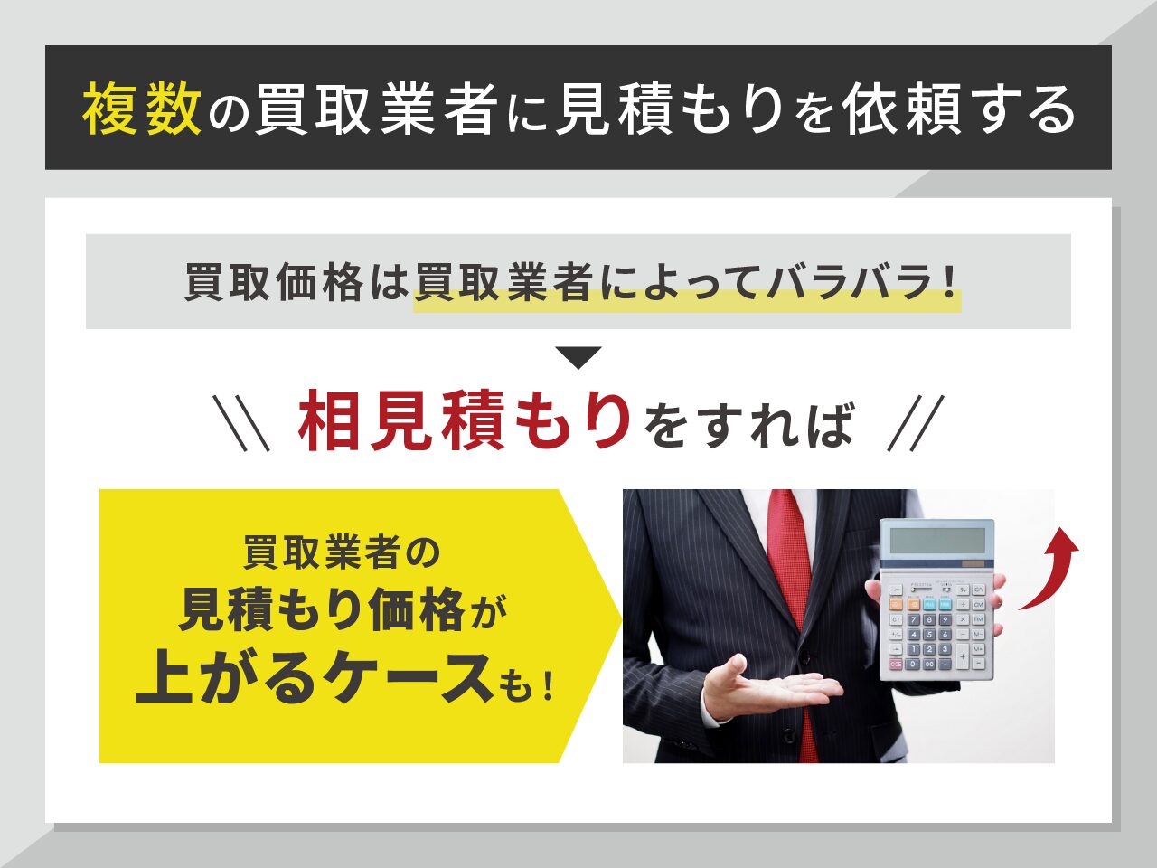 複数の買取業者に見積もりを依頼する