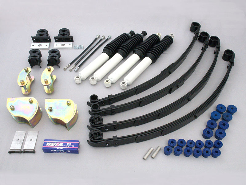 Hms 3インチアップリーフ クロカンキット スズキ ジムニー Ja11用 Ja71 Sj30 ジムニーコンプリートカー カスタムパーツ販売 Rv4ワイルドグース