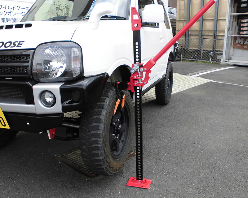 ☆ジムニー☆jimny☆JB23☆ハイリフトジャッキホルダー☆スコップホルダー☆どうぞよろしくお願いします