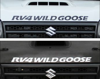 RV4 WILD GOOSE カッティングステッカー 大サイズ