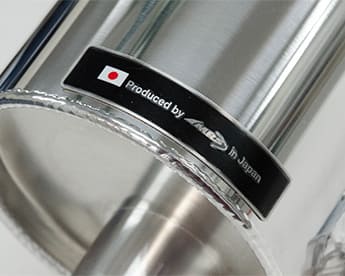 MRSインテークチャンバー for JB64 MRSプロデュースを明記したエンブレム